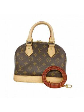 Louis Vuitton Handbag Monogram Alma BB Brown 2-Way Bag